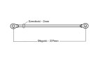 Elektroda grzewcza do zgrzewarki ręcznej - 237mm