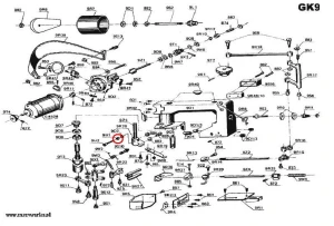 Nakrętka kontrująca mocowania chwytacza 9U1