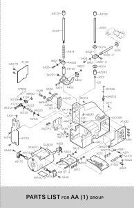 SA46 Śruba dźwigni stopki