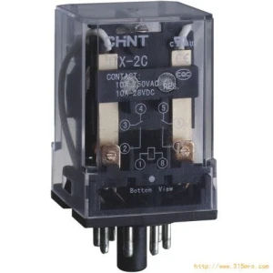  Przekaźnik elektromagnetyczny JTX-2C DPDT 230VAC 10A