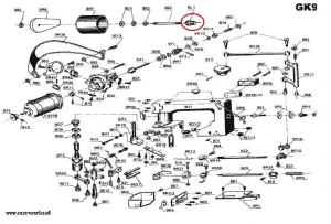 Nakrętka szpilki szpulki 9L1