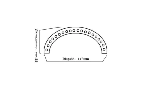 Silikon dociskowy czcionki FRBM (lity)