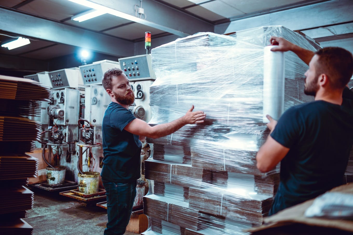 maszyna do foliowania paczek